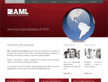 Tablet Screenshot of amlconsultoria.com